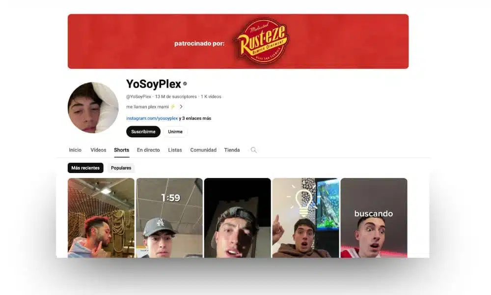 yosoyplex short más visto del mundo