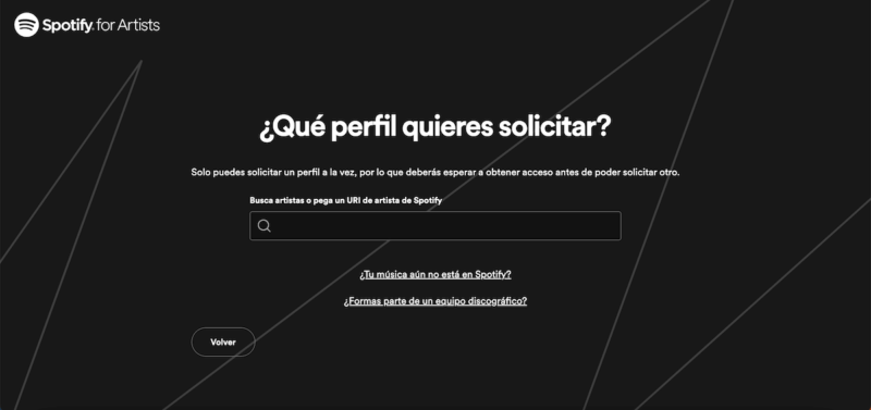 cuenta artista spotify