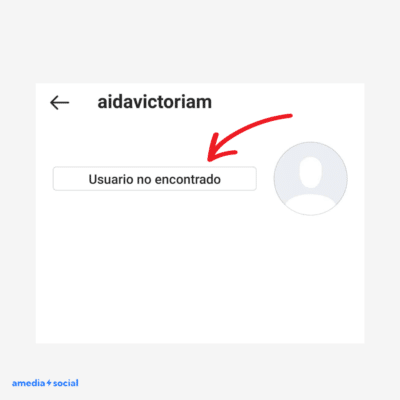 usuario no encontrado instagram